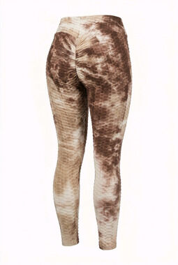 NWT No Comment Crossover V High Waist Honeycomb Scrunch-butt Leggings size L